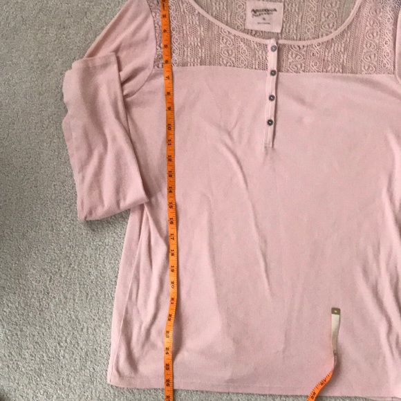 Pullover Henley, long sleeve light pink - Picture 5 of 8